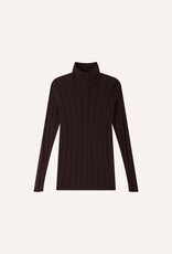 Sessun NORTE Fitted turtleneck sweater Ganache