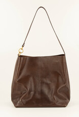 Sessun VITA MIA E Large leather bag Browny lézard