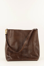 Sessun VITA MIA E Large leather bag Browny lézard