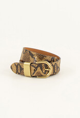 Sessun MILOA E Leather belt metal loop Sabana pyth