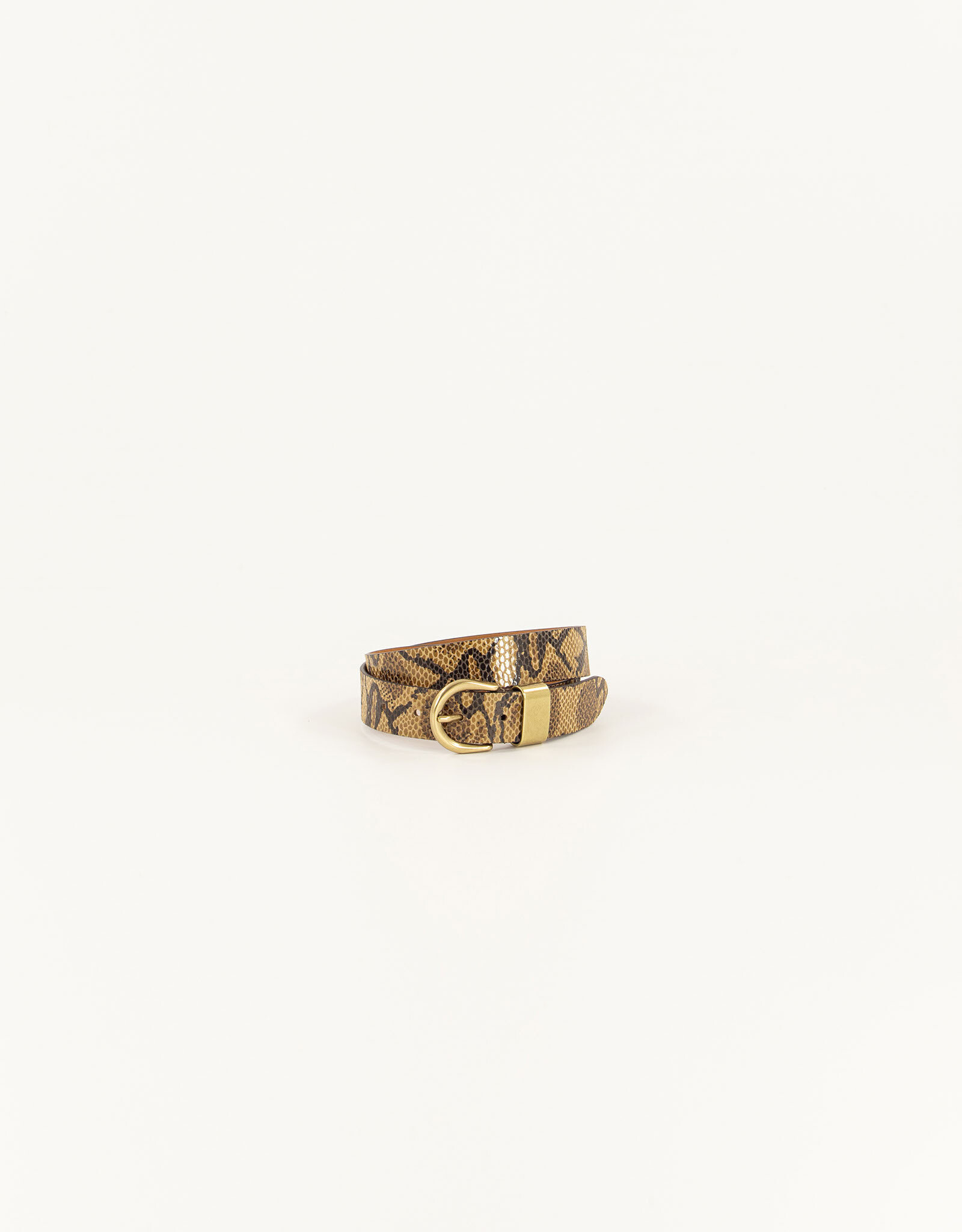 Sessun MILOA E Leather belt metal loop Sabana pyth