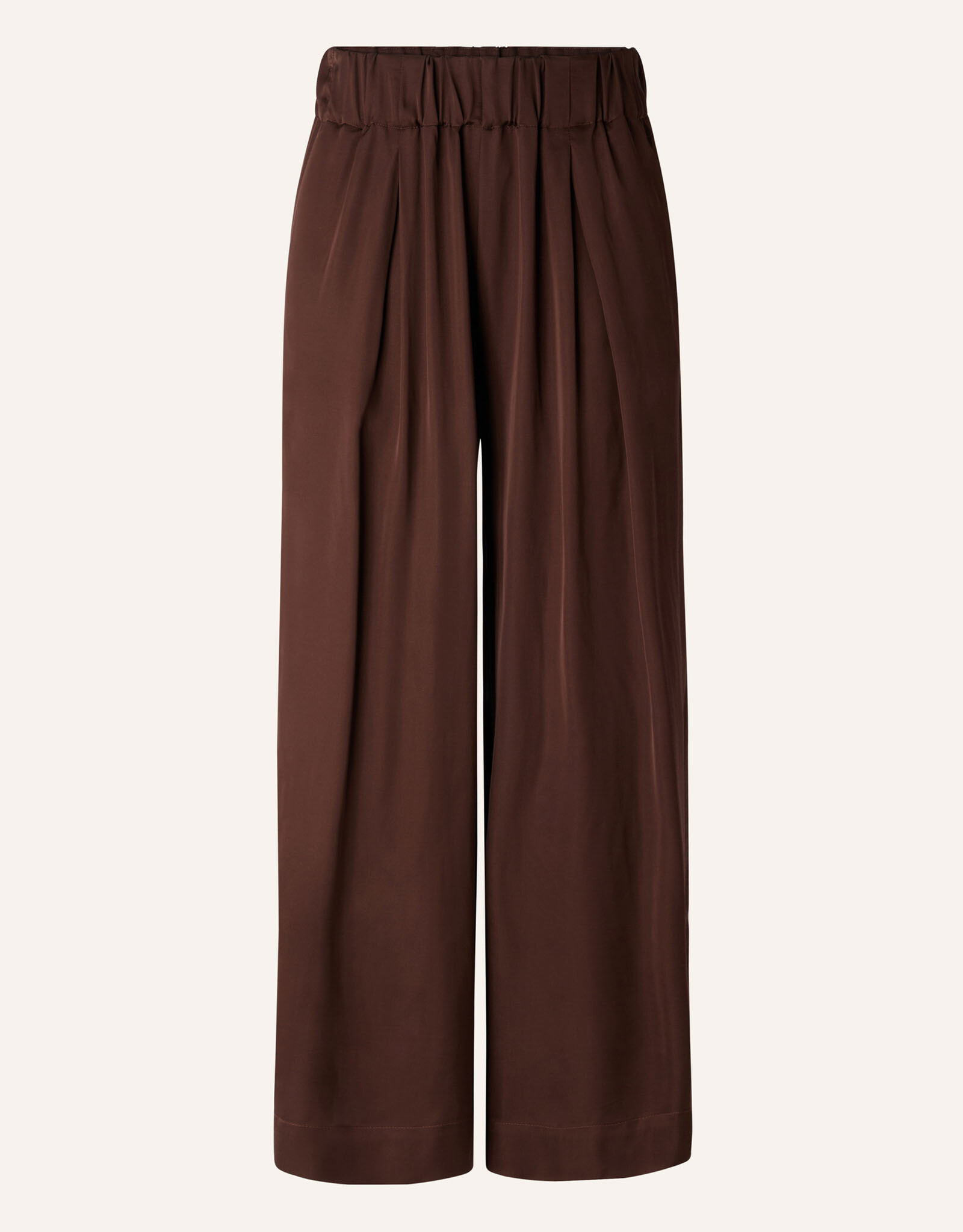Sessun ISLA NIGHT Wide-leg elastic pants Moka