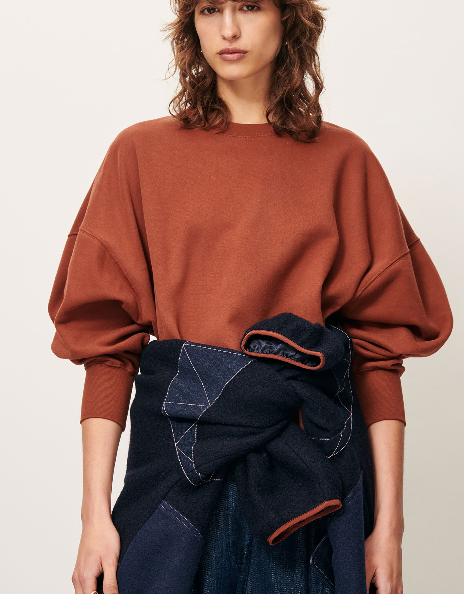 Sessun ISI Oversized cropped sweater Vienna