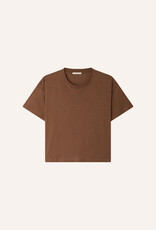 Sessun TOO Short sleeve wide T-shirt Major Brown