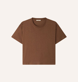 Sessun TOO Short sleeve wide T-shirt Major Brown
