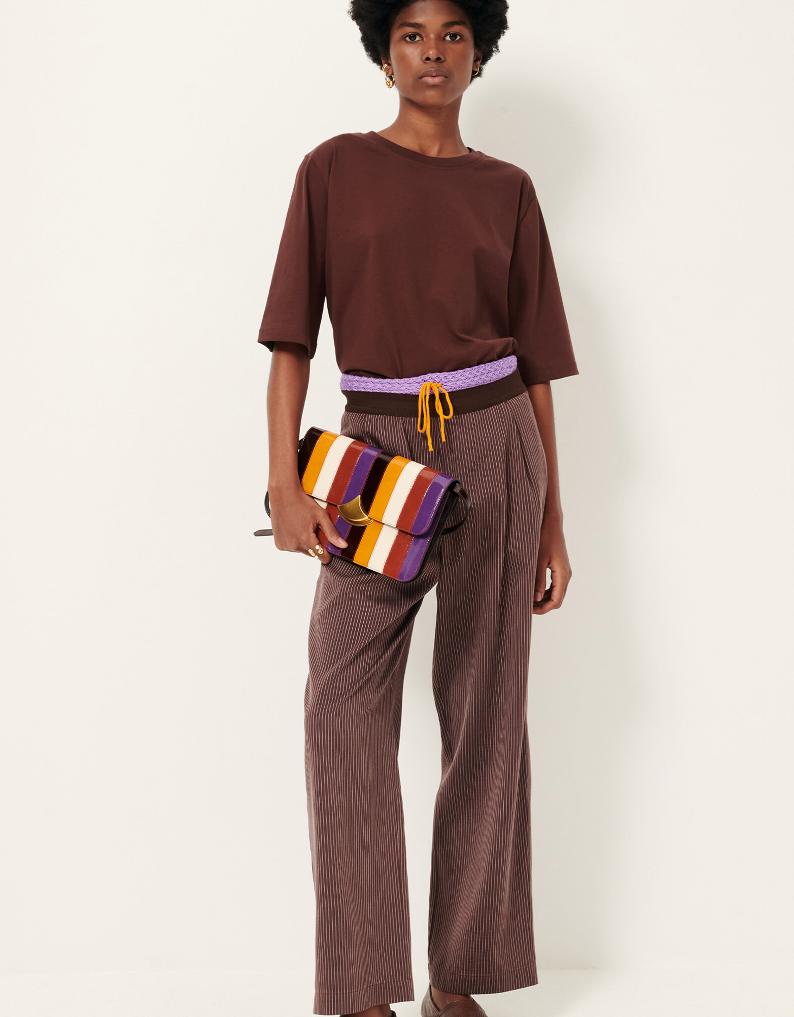 Sessun SERGE Oversize T-shirt Moka