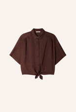 Sessun ALFASSA NIGHT Tied blouse Moka