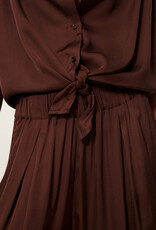 Sessun ALFASSA NIGHT Tied blouse Moka