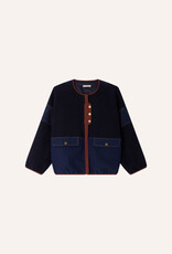 Sessun COLD NIGHT Round neck jacket Mood Indigo