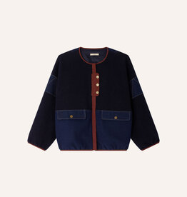 Sessun COLD NIGHT Round neck jacket Mood Indigo