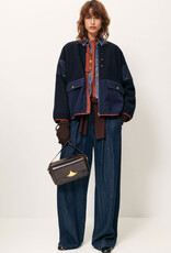 Sessun COLD NIGHT Round neck jacket Mood Indigo