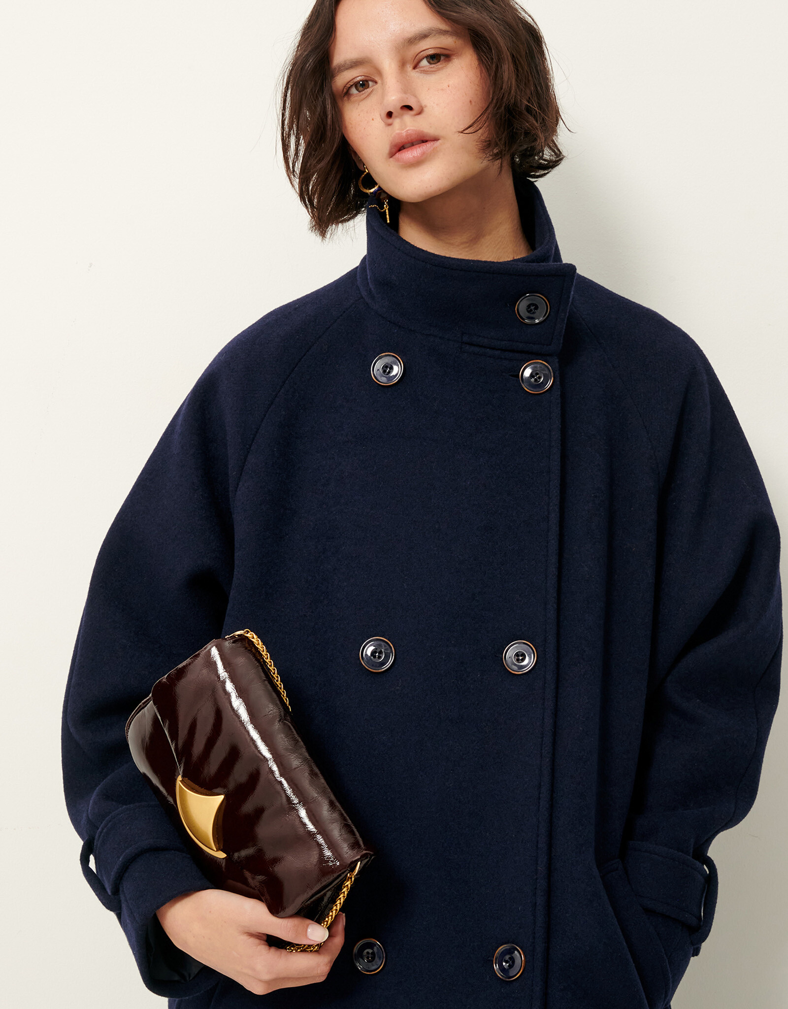 Sessun BLEECKETT Mid length coat Indigo