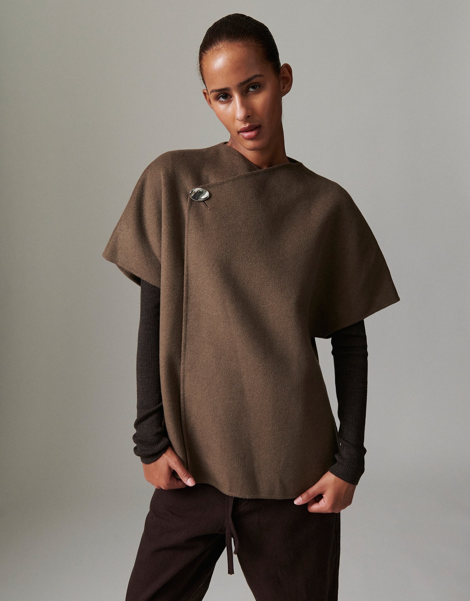 DAY Birger et Mikkelsen Jen - Double faced Wool 190809. CHOCOLATE CHIP