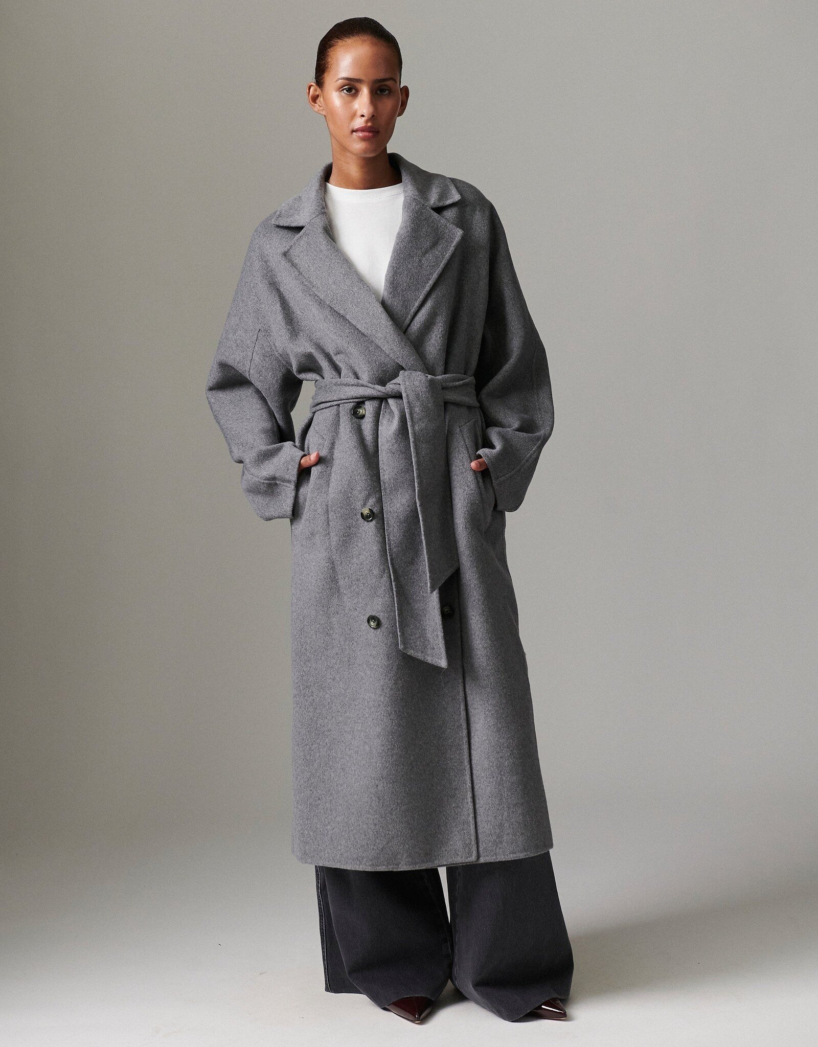 DAY Birger et Mikkelsen Howard - Double Faced Wool 190809. CHOCOLATE CHIP