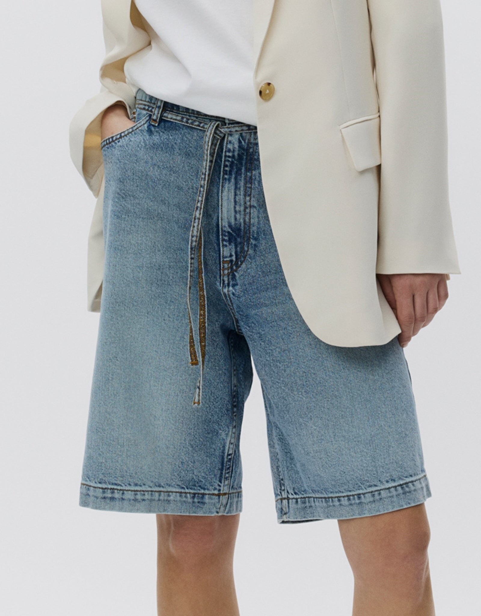 DAY Birger et Mikkelsen Elijah Shorts  Blue soft denim