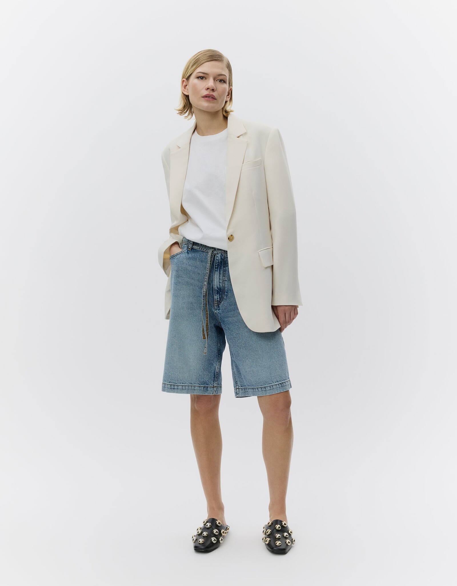 DAY Birger et Mikkelsen Elijah Shorts  Blue soft denim