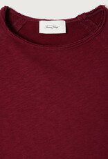 American Vintage SON31GH25CERVI T-SHIRT DROIT ML COL BATEAU CERISIER VINTAGE American Vintage SON31GH25CERVI T-SHIRT DROIT ML COL BATEAU CERISIER VINTAGE