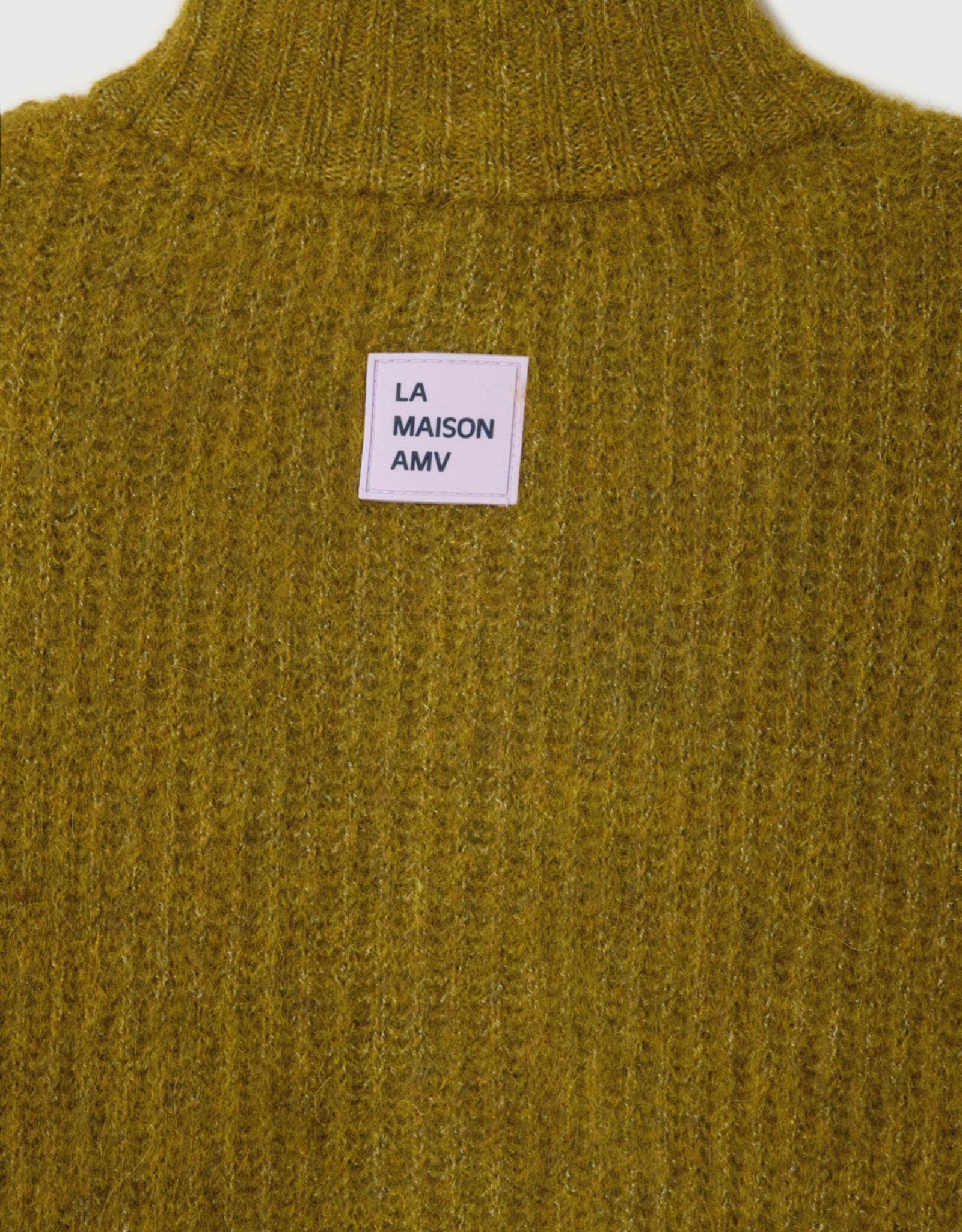 American Vintage EAST19NH25 GILET COURT ML COL AMAZONIE CHINE