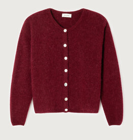 American Vintage GILET COURT  CERISIER CHINE