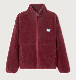 American Vintage VESTE AMPLE SM BORDEAUX CHINE