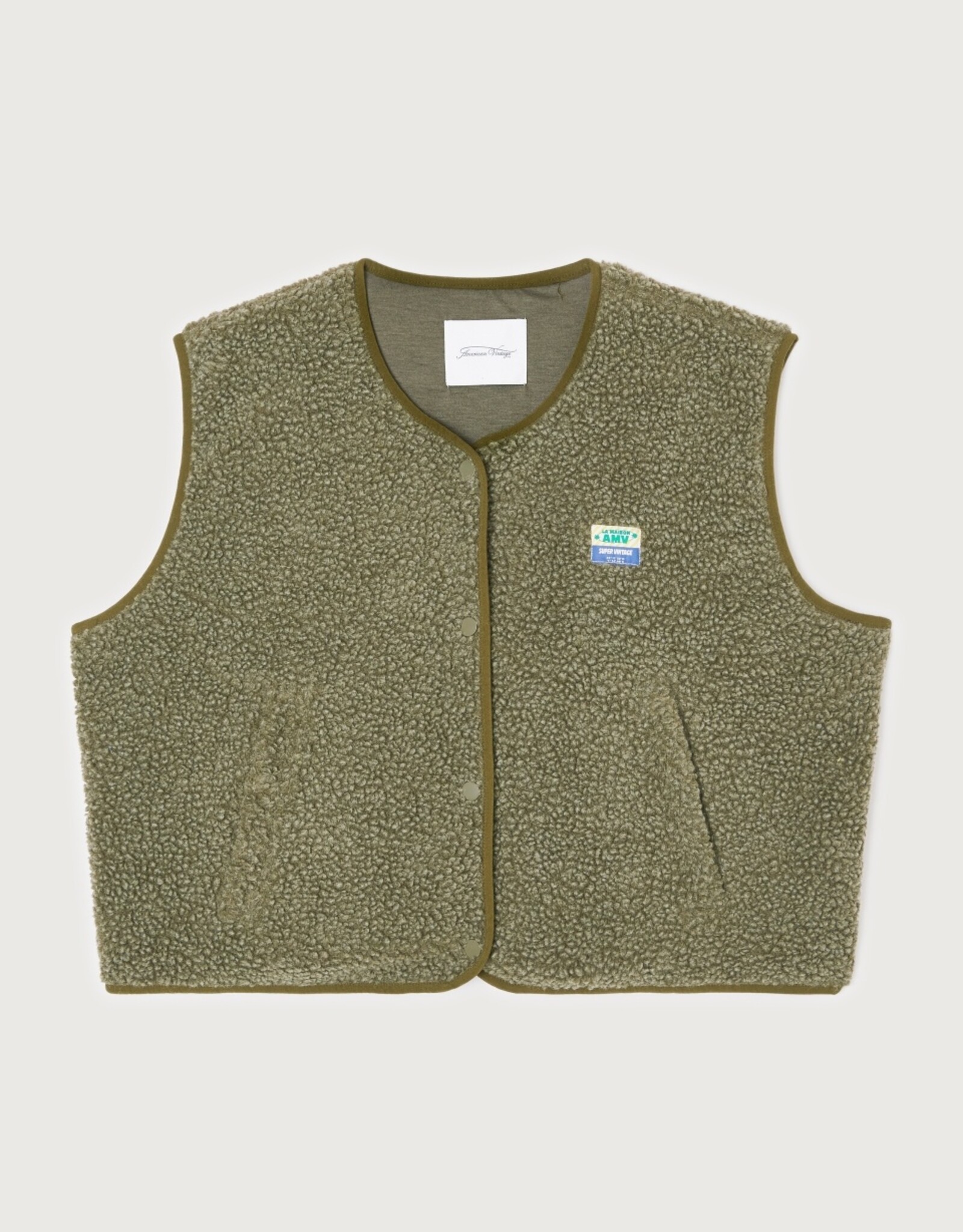 American Vintage HOK16BH25 VESTE AMPLE SM VARAN CHINE