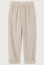 American Vintage PADO137H25 PANTALON CAROTTE MASTIC