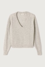 American Vintage RAX18AH25 PULL BOULE ML COL V HEATHER GREY GRISCH