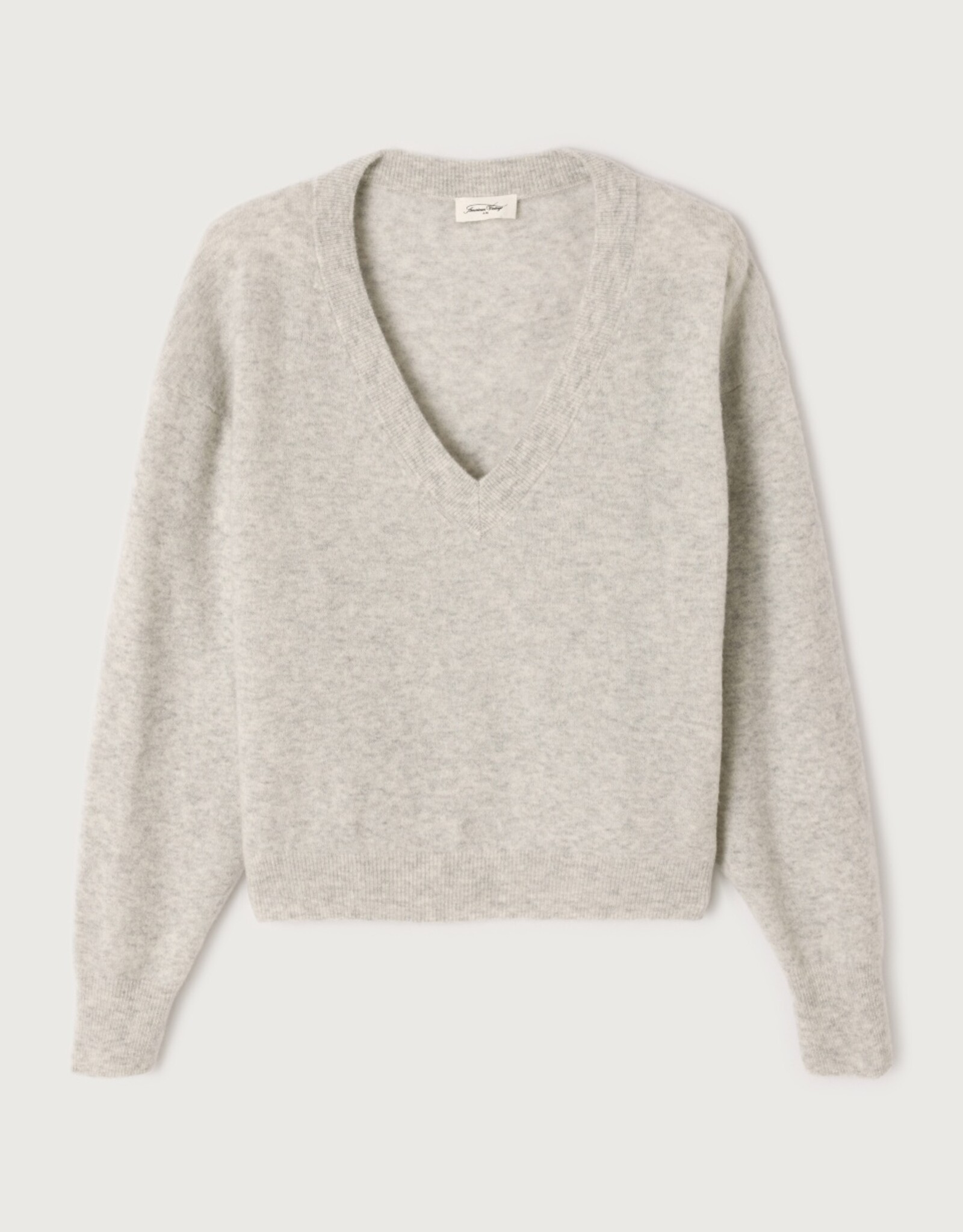 American Vintage RAX18AH25 PULL BOULE ML COL V HEATHER GREY GRISCH