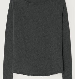 American Vintage T-SHIRT DROIT ML COL BATEAU