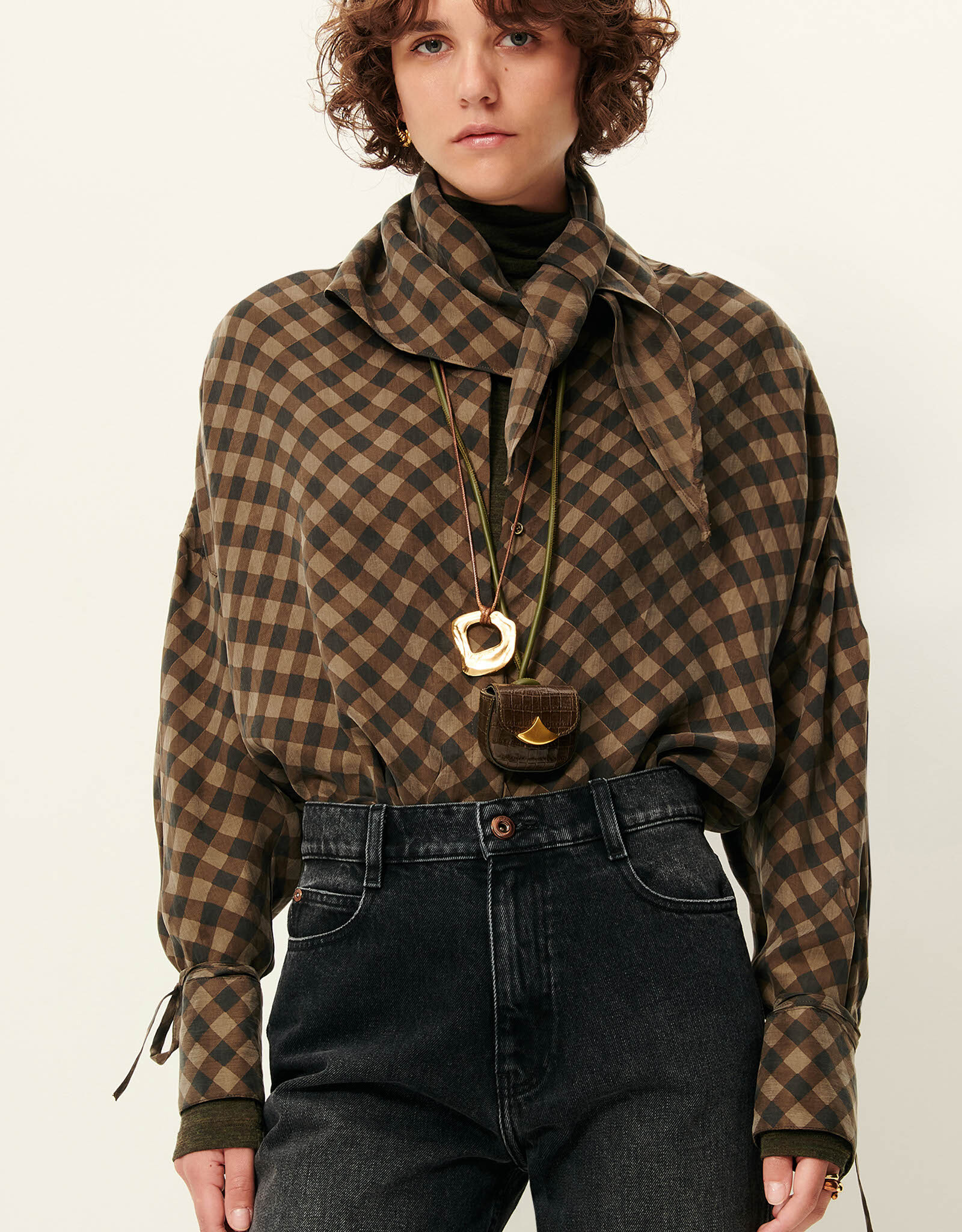 Sessun ARMANCHECKS-Moss Mood