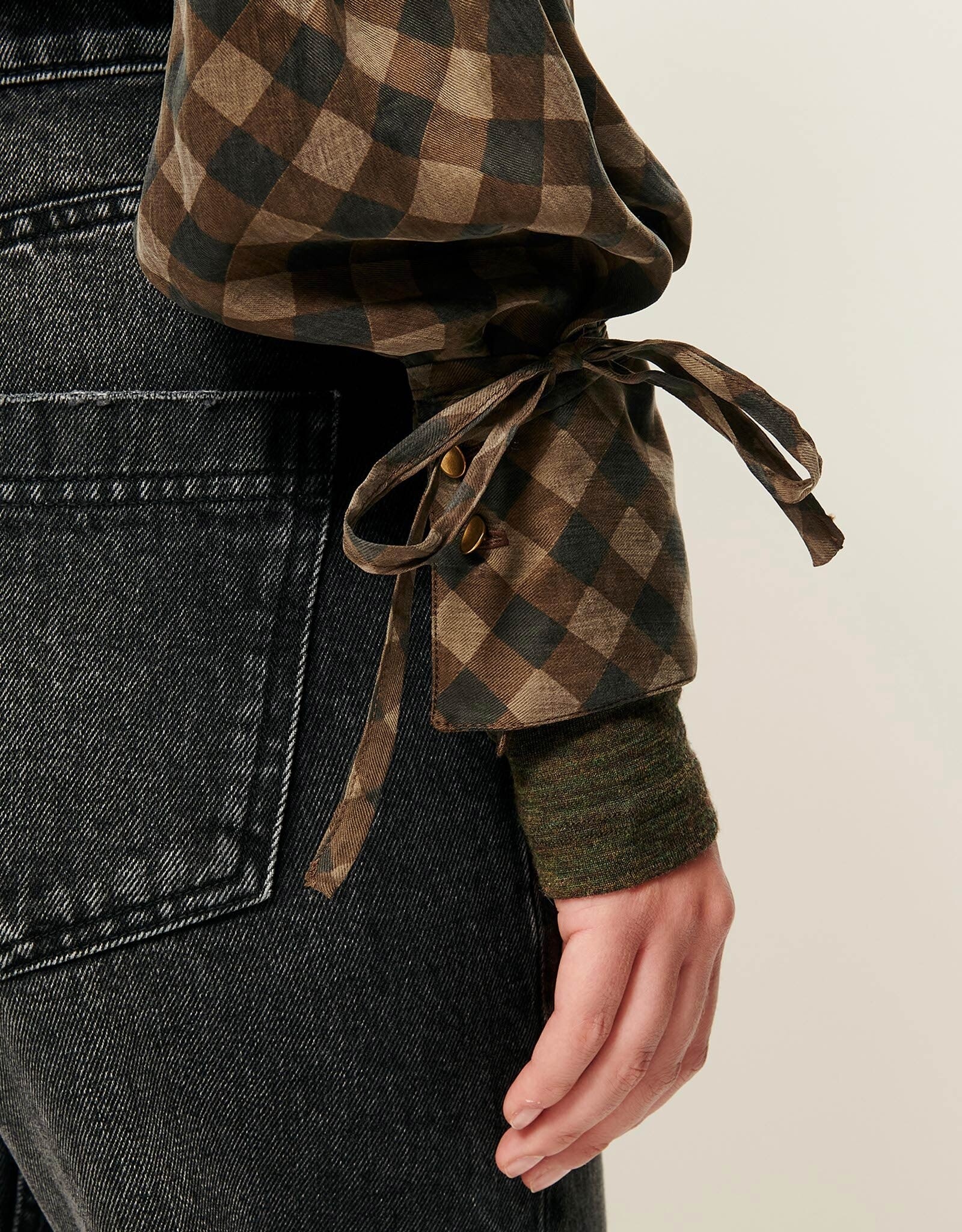 Sessun ARMANCHECKS-Moss Mood