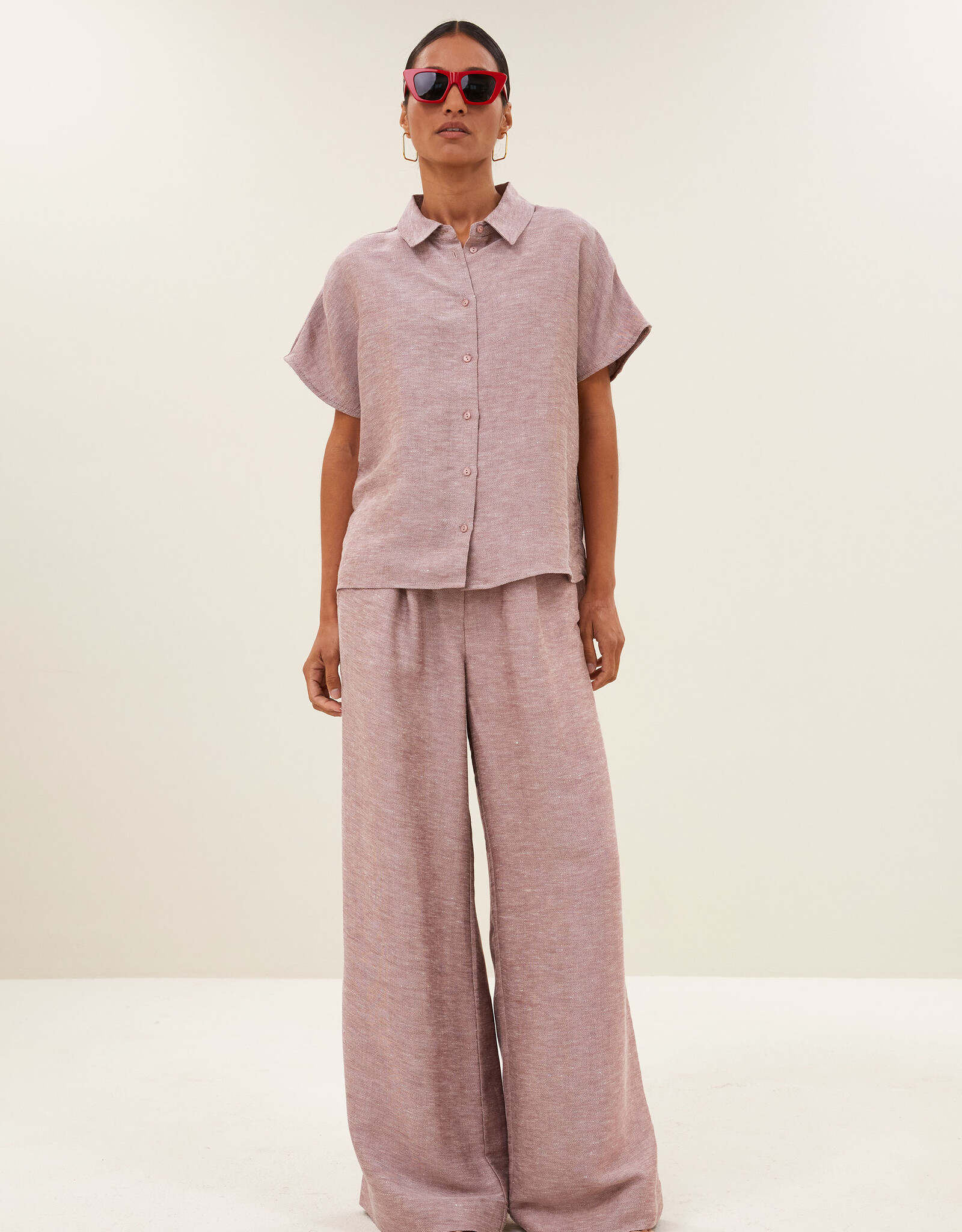 By-bar celin gloss pants mellow rose