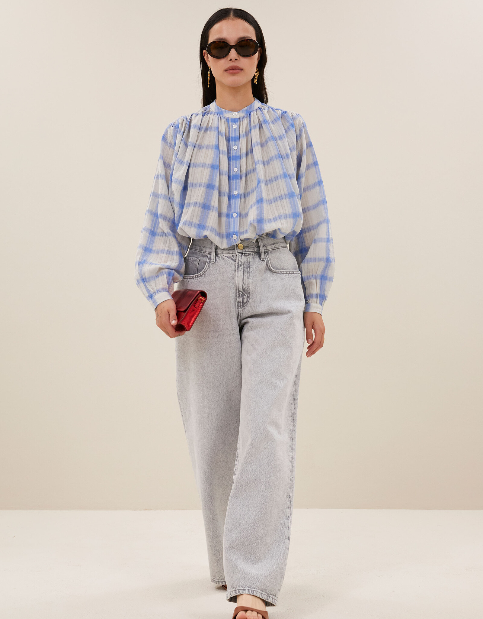 By-bar lilo jeans light grey denim