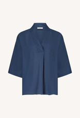 By-bar owen viscose blouse winter blue
