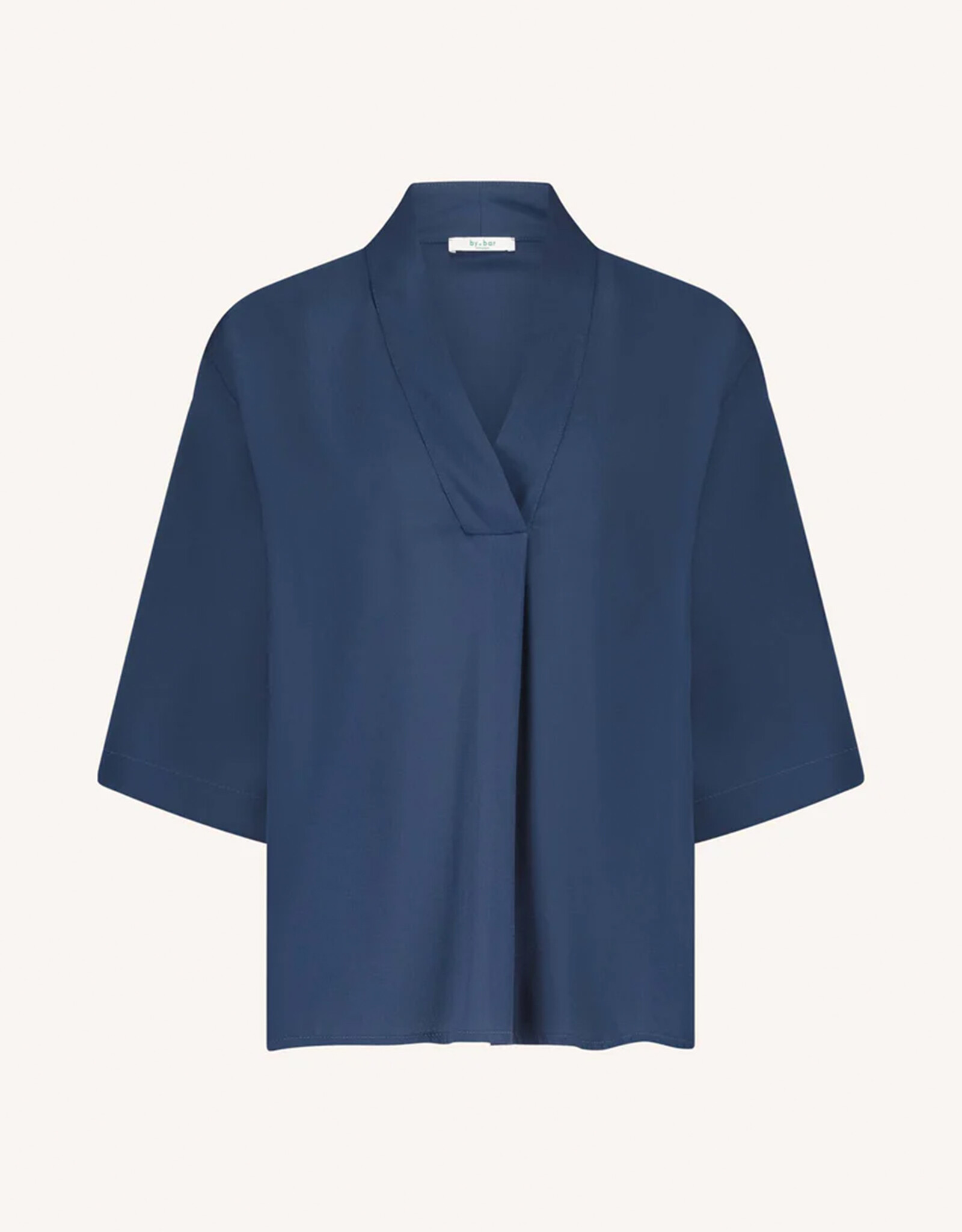 By-bar owen viscose blouse winter blue