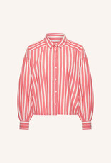 By-bar sarah short stripe blouse red stripe