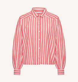 By-bar sarah short stripe blouse red stripe