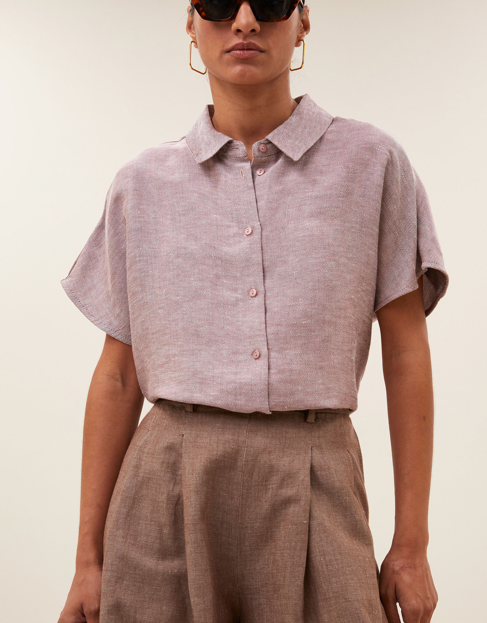 By-bar barley gloss blouse mellow rose