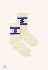 By-bar logo sparkle oyster socks kingsblue