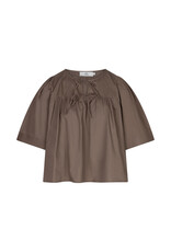 Ruby Tuesday IELINE short sleeves poplin top Mud