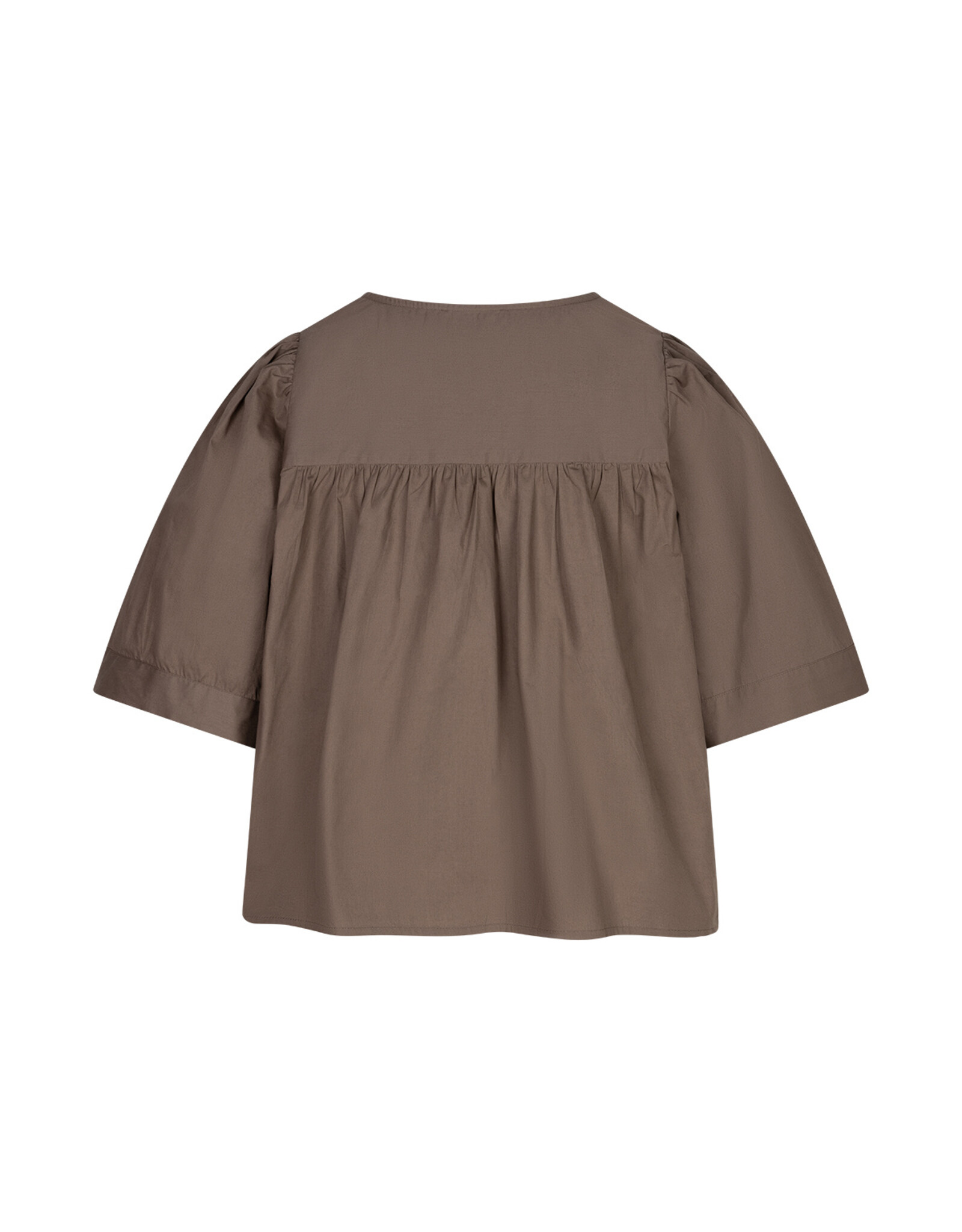 Ruby Tuesday IELINE short sleeves poplin top Mud