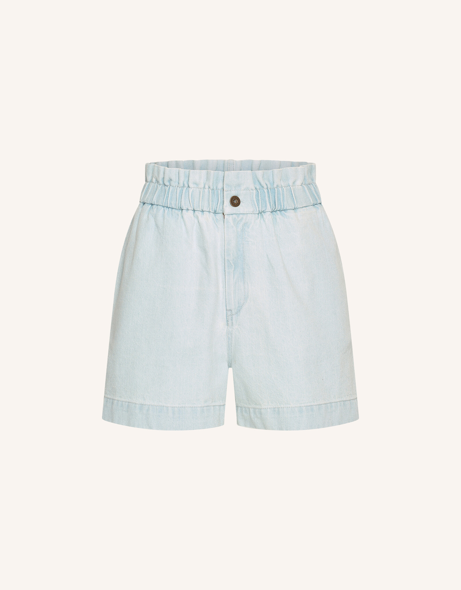 By-bar leon bleached denim short bleached denim