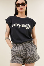 By-bar june grey cheetah shorts grey cheetah