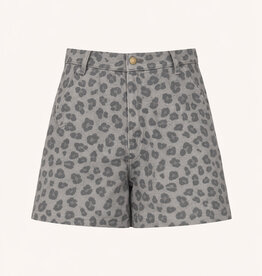 By-bar june grey cheetah shorts grey cheetah