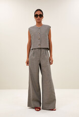 By-bar nori melange gilet charcoal melee