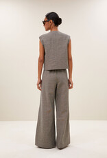 By-bar nori melange gilet charcoal melee