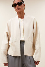 By-bar flora cotton jacket light chalk