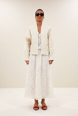 By-bar flora cotton jacket light chalk