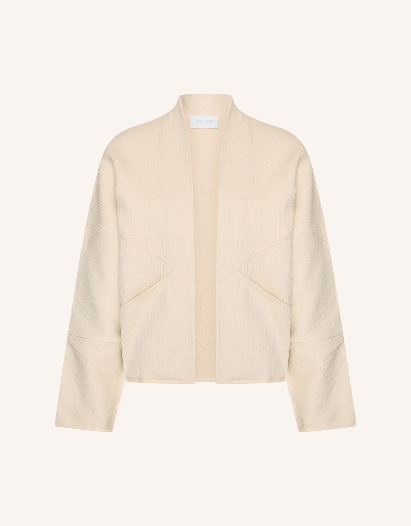 By-bar flora cotton jacket light chalk