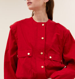 By-bar maggie zip jacket red